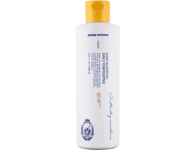 Seven Potions Daily Energizing Men's Hair Shampoo, for Deep Cleansing & All Hair Types 100% Cruelty-free Vegan 250ml