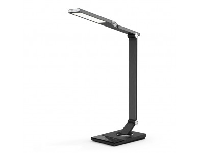 TaoTronics TT-DL16 LED Desk Λάμπα με Touch Control & USB Θύρα, 5 Color Modes, 6 Brightness Levels, Timer, Night Light, Iron Gray